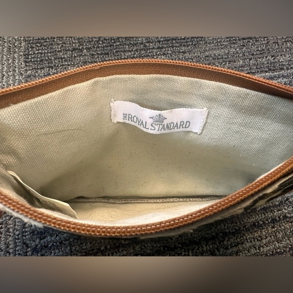 The Royal Standard Leopard Print Cowhide Wristlet Clutch - Picture 3 of 3